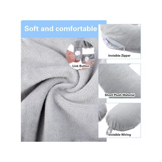 Prasacco funda almohada cuello viaje suave