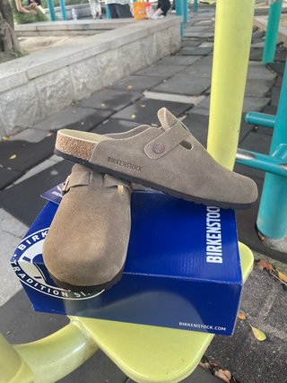 Birkenstock Boston Talla 43 Suede Marrón
