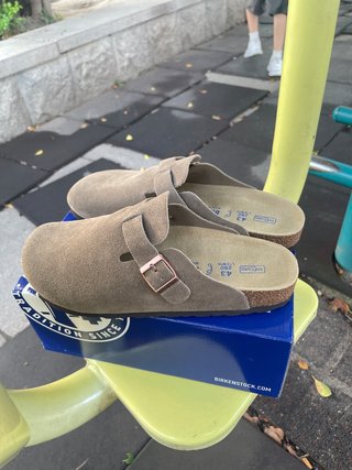 Birkenstock Boston Talla 43 Suede Marrón