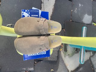 Birkenstock Boston Talla 43 Suede Marrón