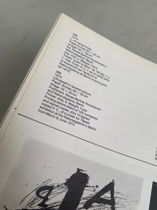 Tápies. Obra gráfica Graphic Work 1973-1978