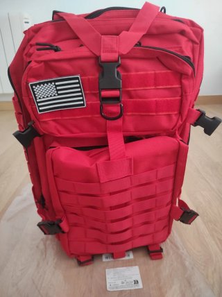 Mochila Táctica 45L Roja