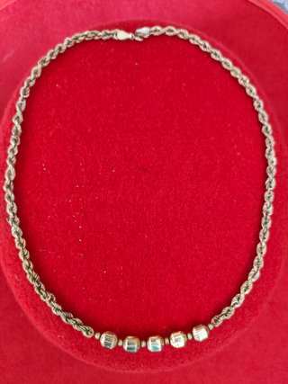 Cadena Oro 18k , peso : 8,35grs