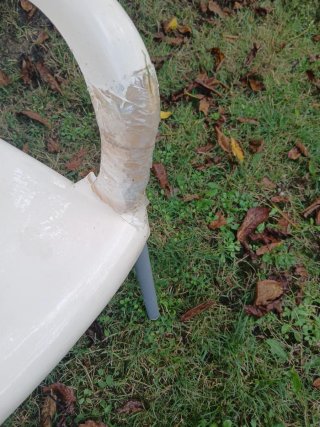 2 Sillas de Jardín Blancas