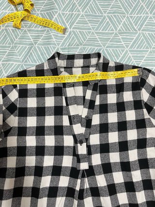 Camisa cuadros franela.