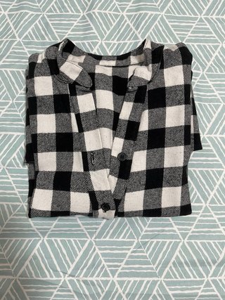Camisa cuadros franela.