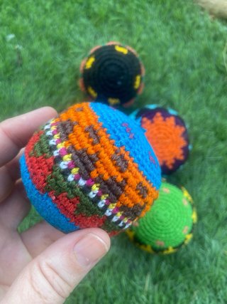 Pelotas Malabares Crochet Artesanales