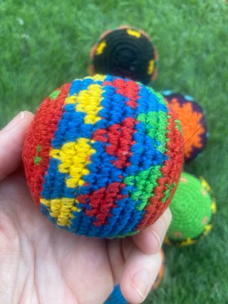 Pelotas Malabares Crochet Artesanales