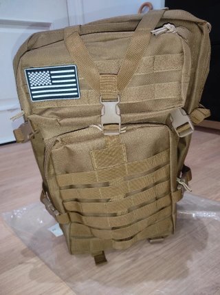 Mochila Táctica 45L Marrón
