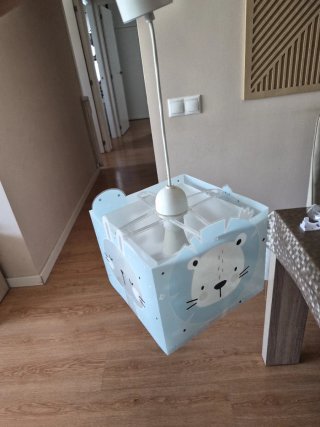 Lámpara infantil de techo diseño tigre