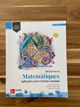 Matemàtiques aplicades a les Ciències Socials, ...