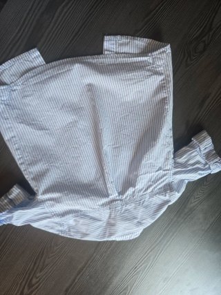 Camisa de rayas azul