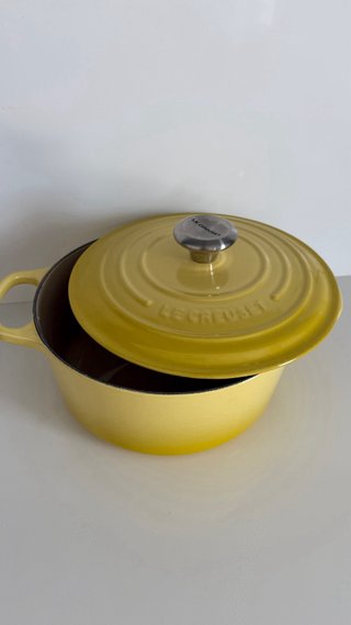 Olla Le Creuset 24 cm Amarilla