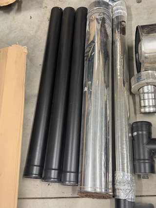 Tubos Pellets Aislados Acero Inoxidable