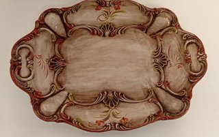 SOPERA ANTIGUA DE PORCELANA CAPODIMONTE ITALIANA