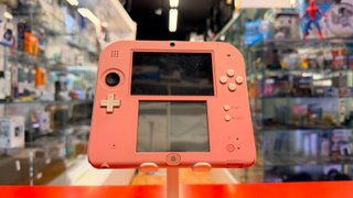 CONSOLA NINTENDO 2DS BLANCA, ROSA Y NEGRA