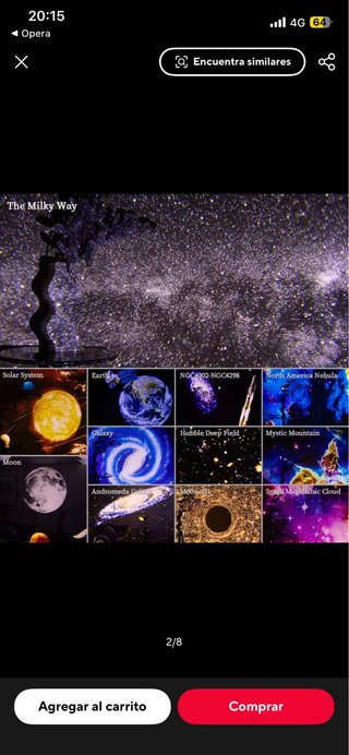 Proyector Led NUEVO Estrellas Planetas 12 Escenas