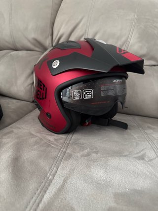 Casco Acerbis Jet Aria Rojo