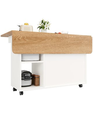 Isla/Aparador Cocina Madera y Cristal