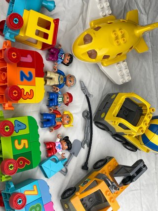 Lego duplo tren city obras