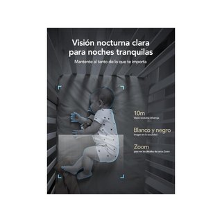 GNCC Cámara vigilancia WiFi interior 1080P