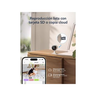 GNCC Cámara vigilancia WiFi interior 1080P