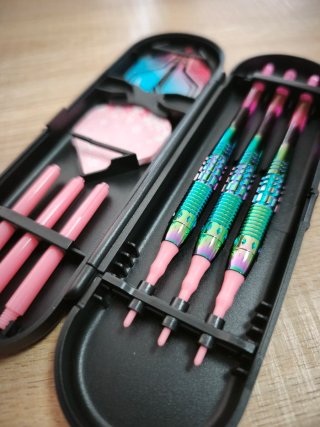 Dardos punta de plastico Rainbow