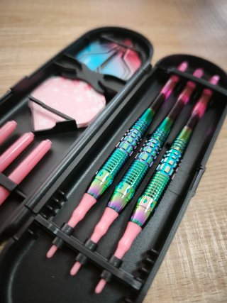 Dardos punta de plastico Rainbow