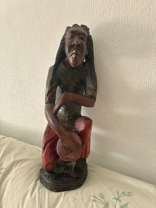 Figura madera Cancún artesanal