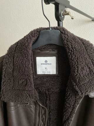 Chaqueta efecto piel borreguito Springfield XL