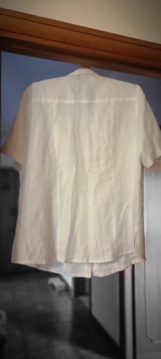 Camicia Lino Puro Bianca