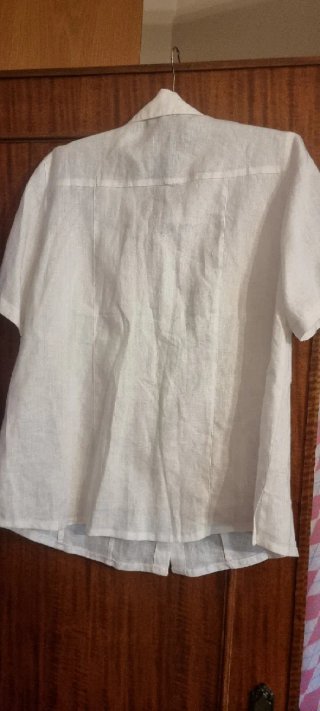 Camicia Lino Puro Bianca