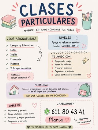 Clases particulares | Primaria, ESO y Bachillera