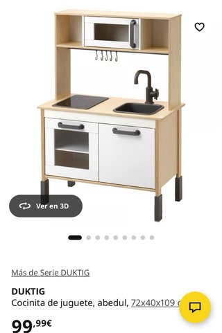 Cocina Infantil MADERA IKEA de n Juguete