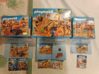 Playmobil Historia Egipto Ref. 5387 5388 5389