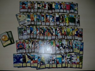 Dragon ball Cardgame lot part 1 (92 cards)
