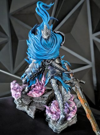 Artorias Figura resina pintado a mano