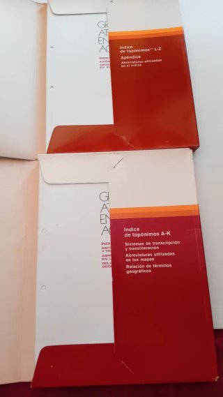 GRAN ATLAS ENCICLOPEDIA AGUILAR COLECCIÓN 13 VOLÚM