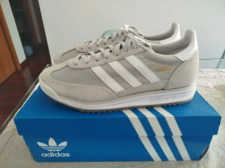 Adidas SL 72 Talla 40 2/3 Gris Blanco