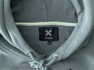 Sudadera Blue Banana Capucha Azul Talla L