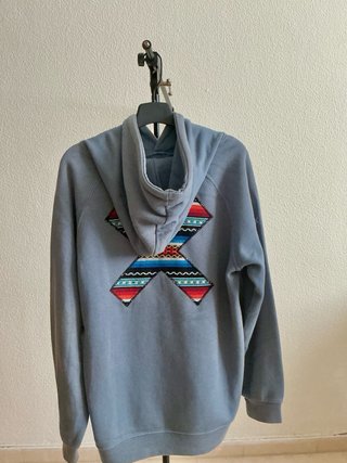 Sudadera Blue Banana Capucha Azul Talla L