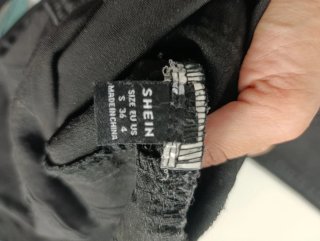 Pantalón vaquero premamá negro