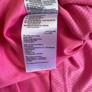 Camiseta tirantes Reebok rosa talla S