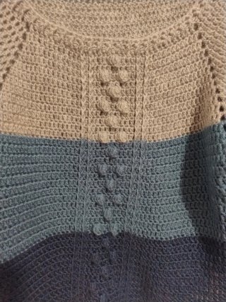 Jersey tejido a mano talla única
