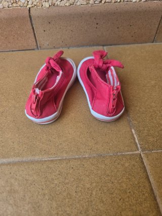 Bailarinas tipo Converse con lazo