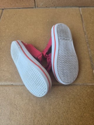 Bailarinas tipo Converse con lazo