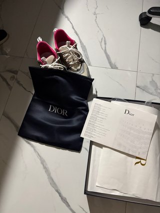 Scarpe Dior Beige e Rosa