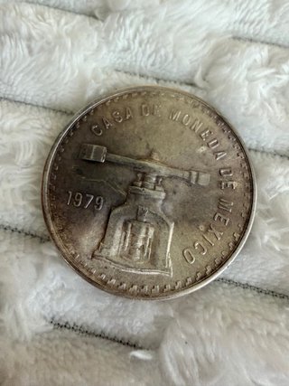 Moneda Plata 1 Onza Troy México Ley .925