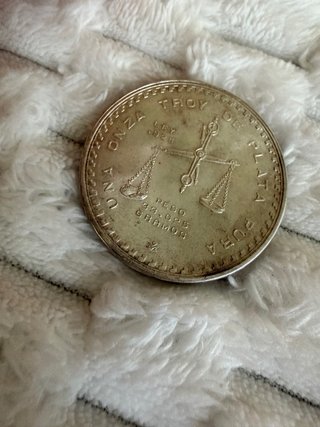 Moneda Plata 1 Onza Troy México Ley .925