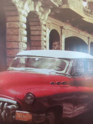 Cartel Metálico Vintage Coche La Habana